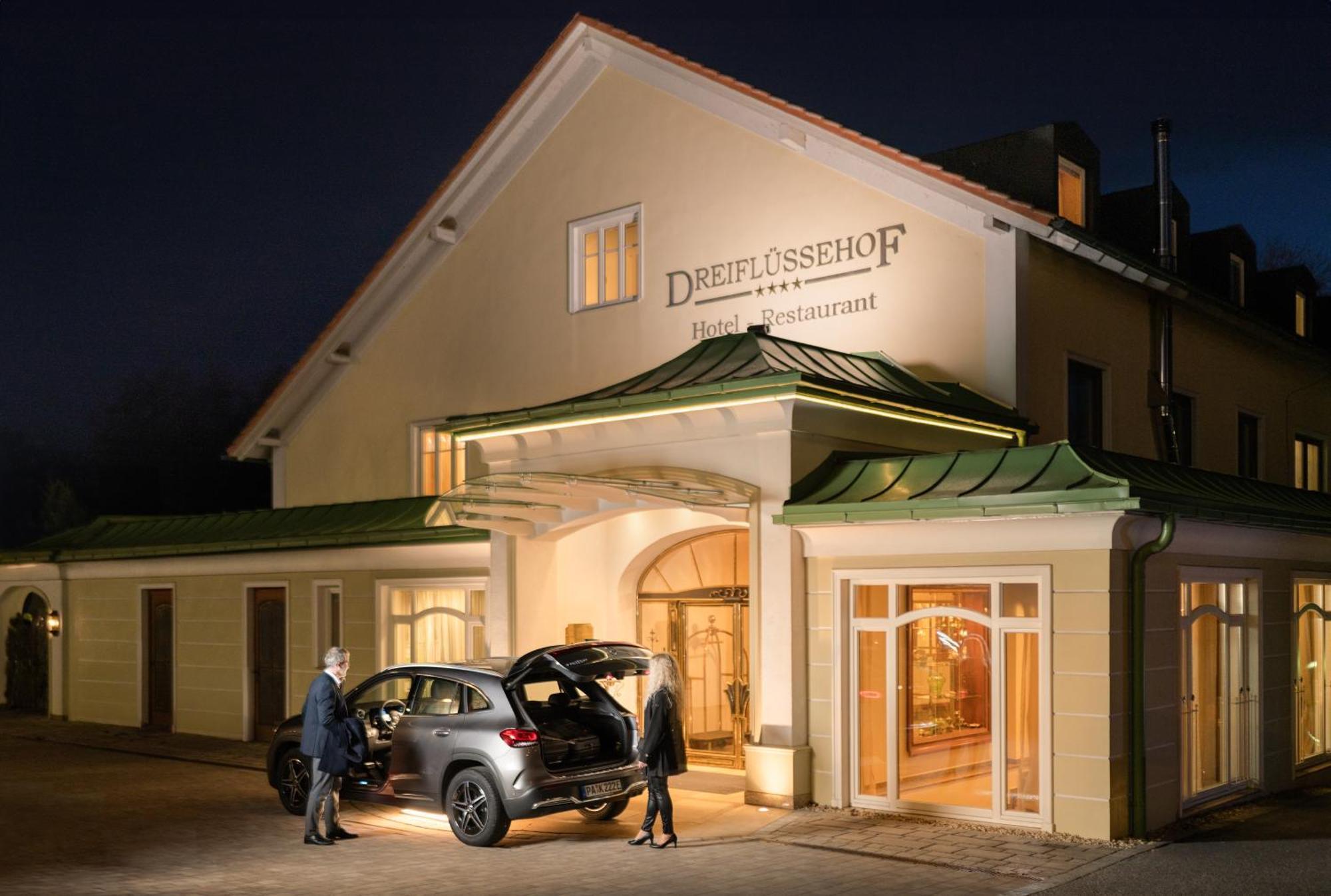 Hotel Dreifluessehof Pasov Exteriér fotografie